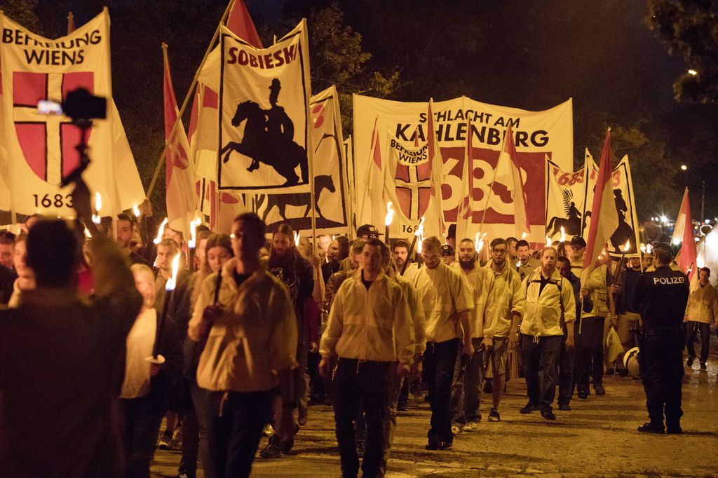 &nbsp;La manifestazione del movimento identitario a Vienna&nbsp;