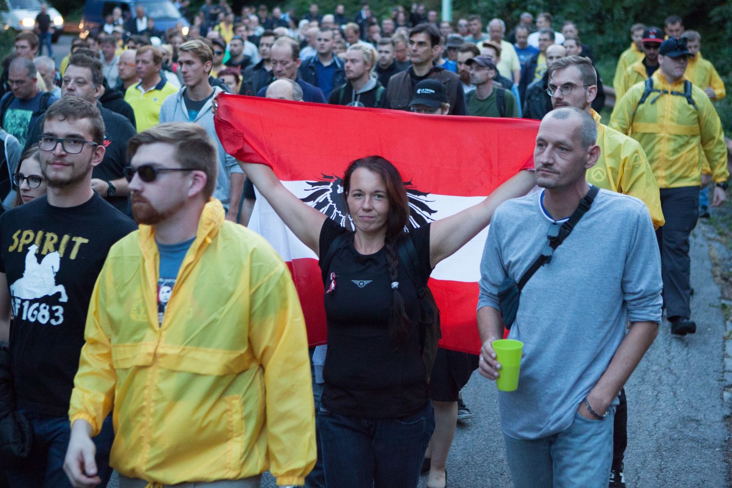 &nbsp; La manifestazione del movimento identitario a Vienna&nbsp;