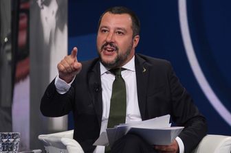 Matteo Salvini a Porta a porta (Ravagli)&nbsp;