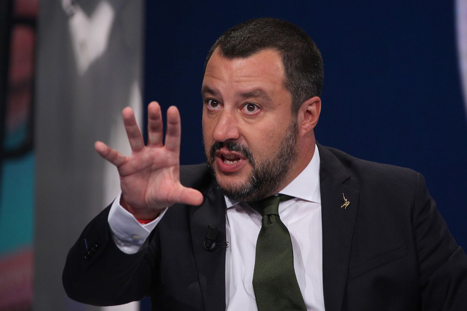 Matteo Salvini a Porta a porta (Ravagli)&nbsp;