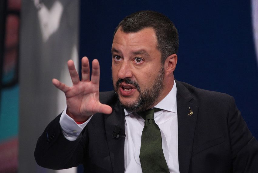 Matteo Salvini a Porta a porta (Ravagli)&nbsp;