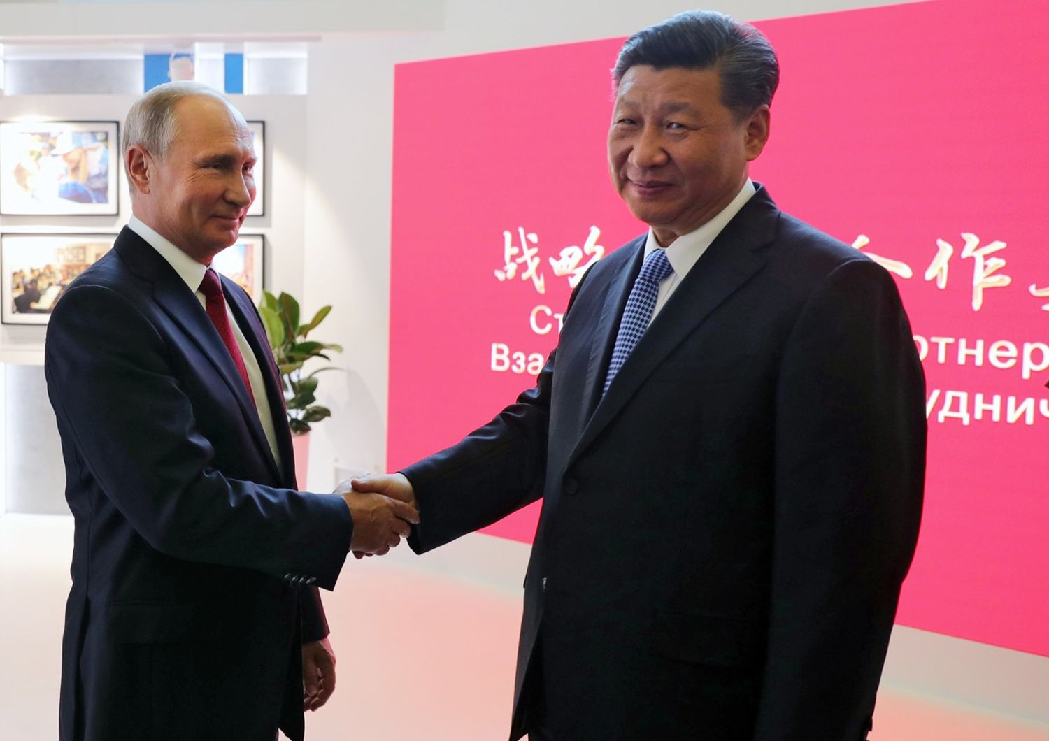 Vladimir Putin e Xi Jinping (Afp)&nbsp;