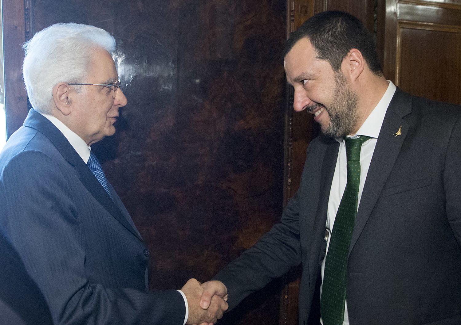 &nbsp;Sergio Mattarella e Matteo Salvini