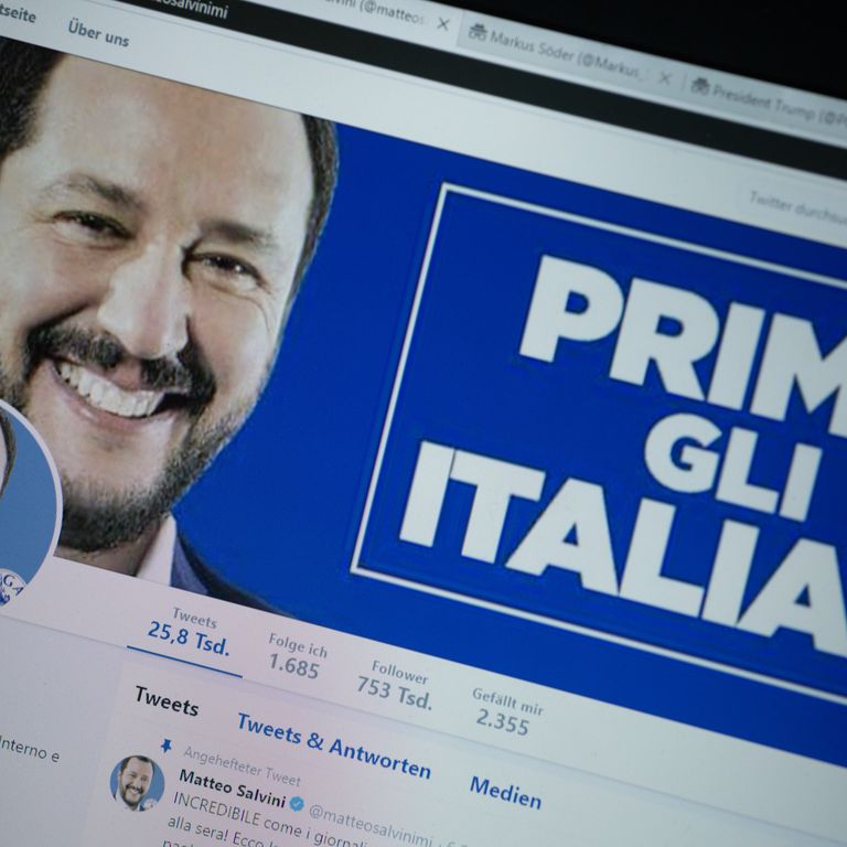 &nbsp;Matteo Salvini, profilo Twitter