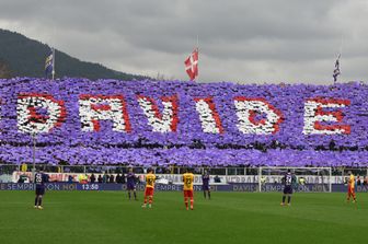 &nbsp;La curva della Fiorentina dedicata a Davide Astori