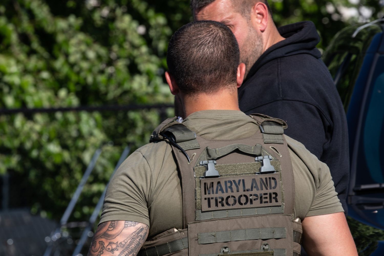 &nbsp;Un agente della polizia di Stato del Maryland