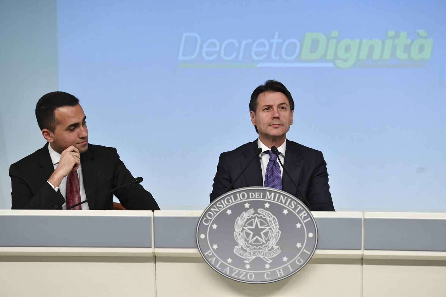&nbsp;Di Maio e Conte