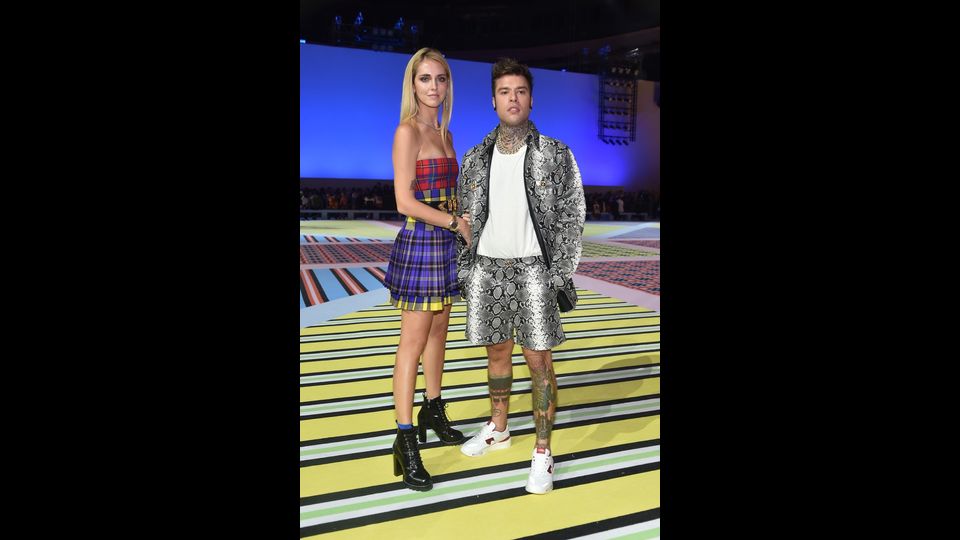 Settimana della moda a Milano Ferragni Fedez&nbsp;