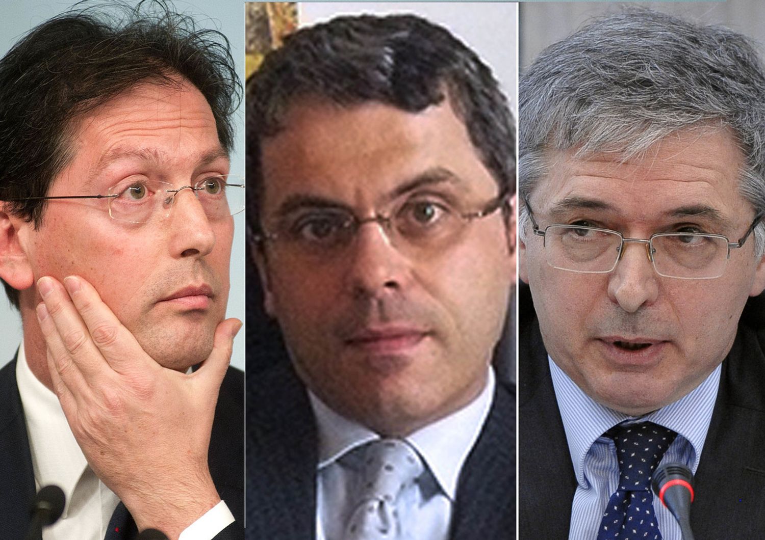 Roberto Garofoli, Daniele Franco e Alessandro Rivera &nbsp;