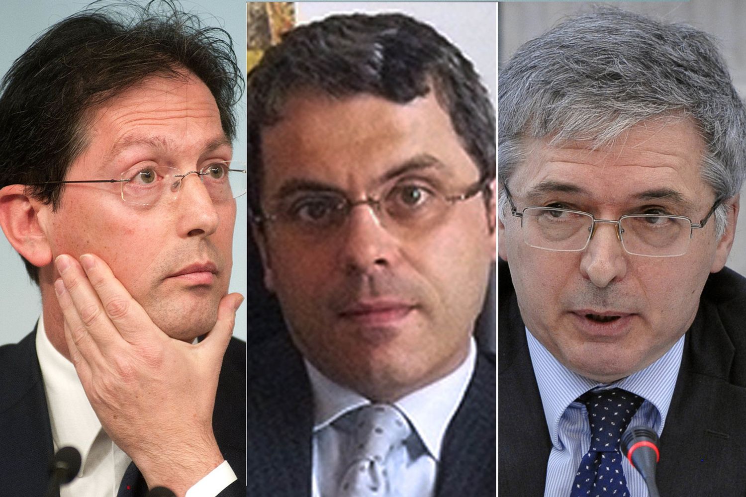 Roberto Garofoli, Daniele Franco e Alessandro Rivera &nbsp;