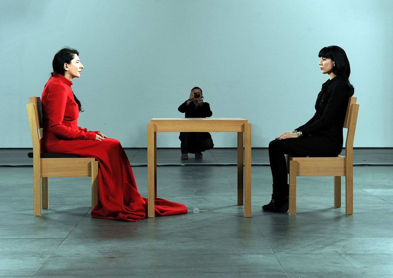 &nbsp;La performance di Marina Abramovic 'The artist is present' al Moma di New York nel 2010