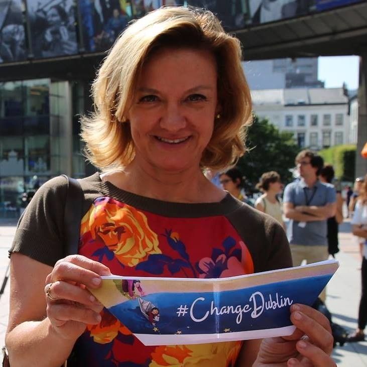 Monica&nbsp;Frassoni,&nbsp;copresidente&nbsp;dei Verdi Europei&nbsp;