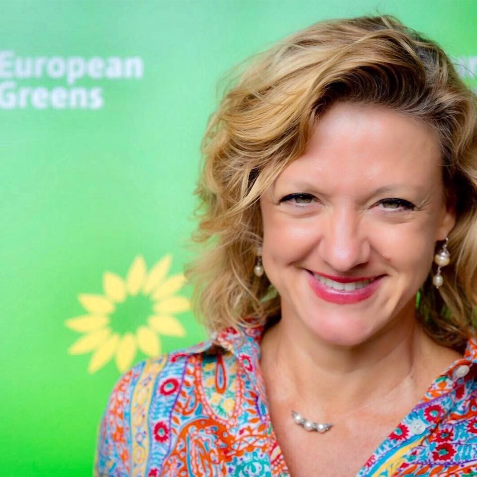 Monica&nbsp;Frassoni,&nbsp;copresidente&nbsp;dei Verdi Europei&nbsp;