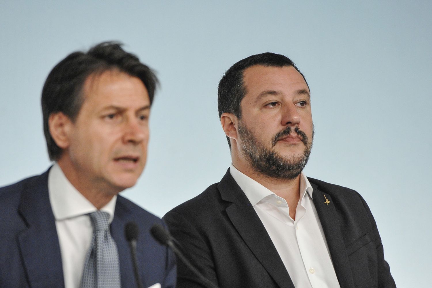 &nbsp;Giuseppe Conte e Matteo Salvini