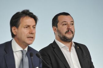 &nbsp;Giuseppe Conte e Matteo Salvini