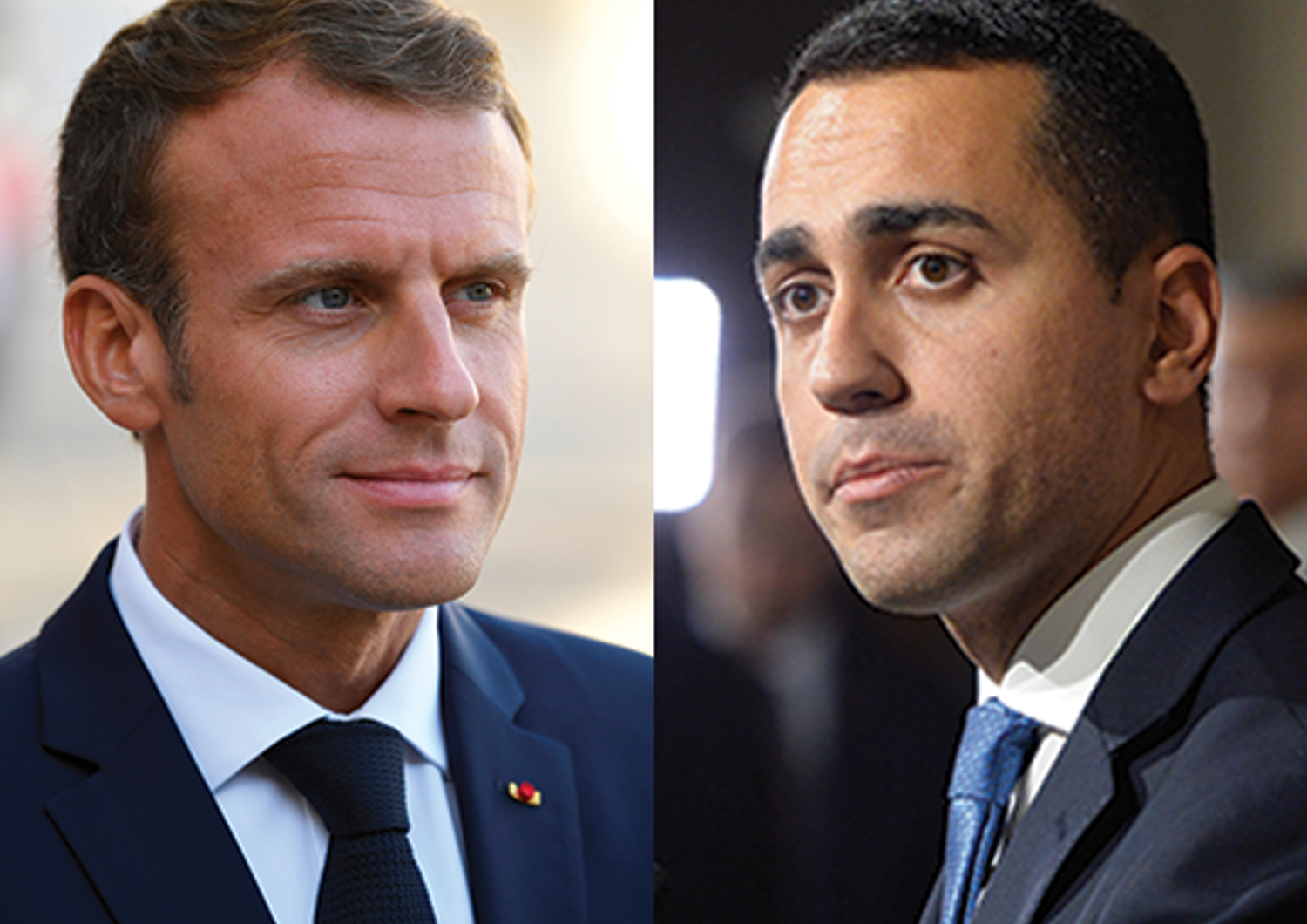 &nbsp;Macron-Di Maio (AFP)