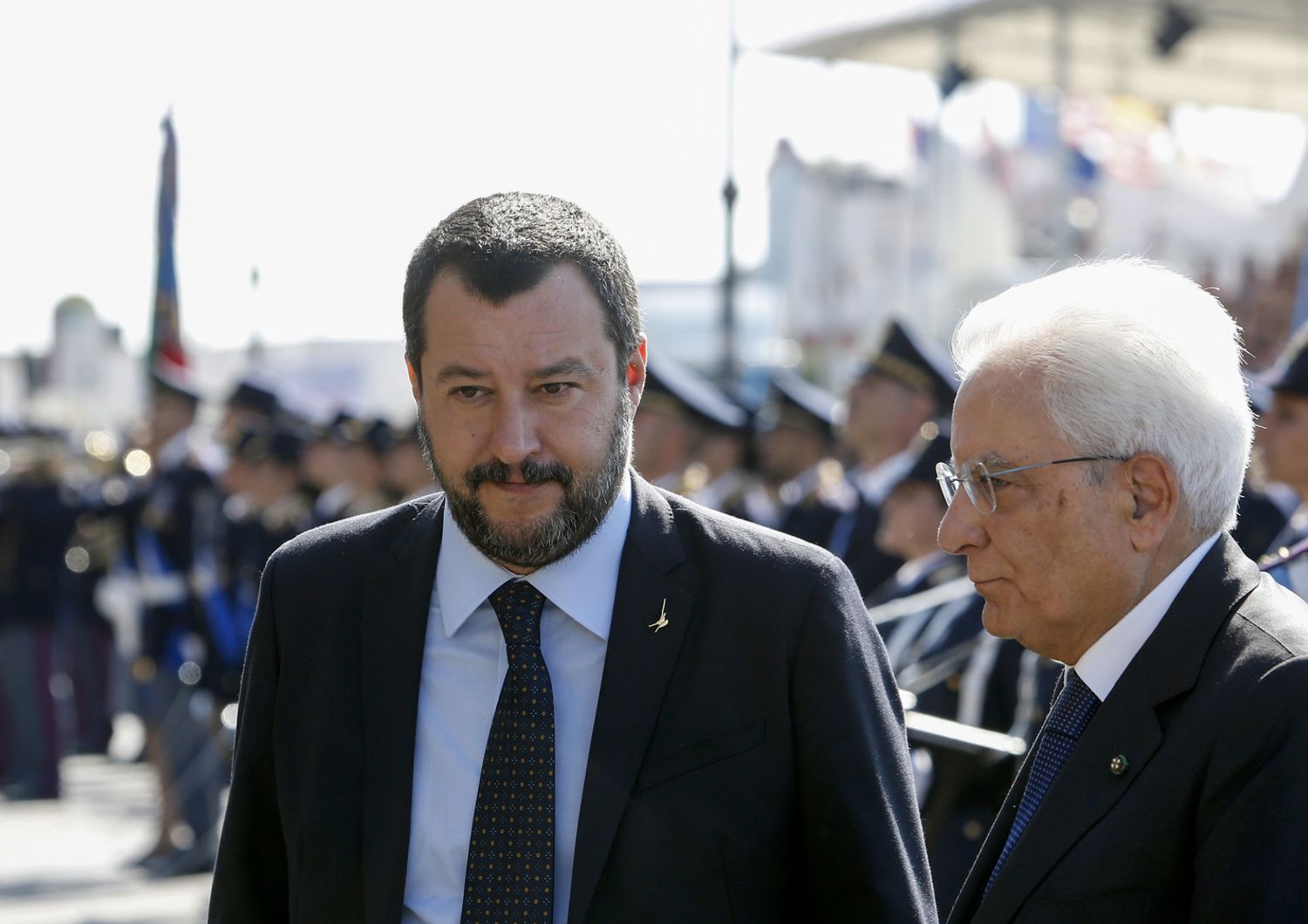 Salvini e Mattarella