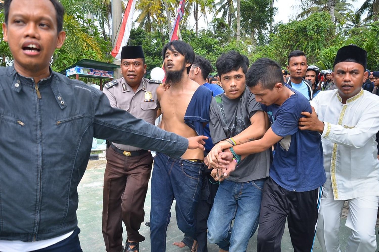 Carcerati di Giacarta, Indonesia, foto d'archivio&nbsp;