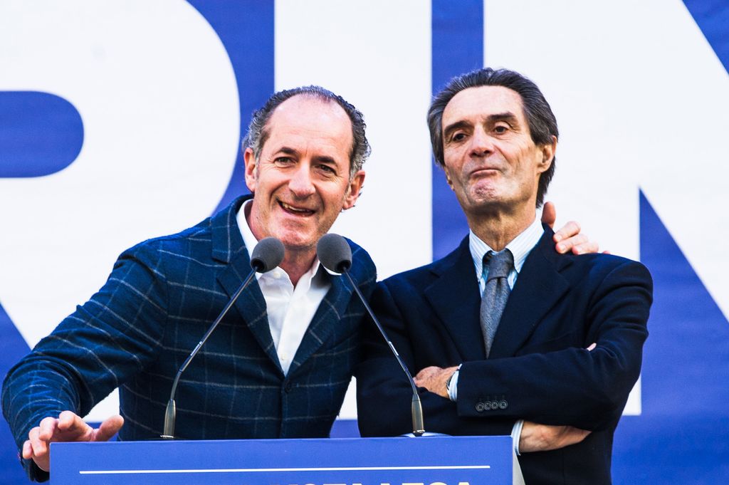 &nbsp;Luca Zaia e Attilio Fontana
