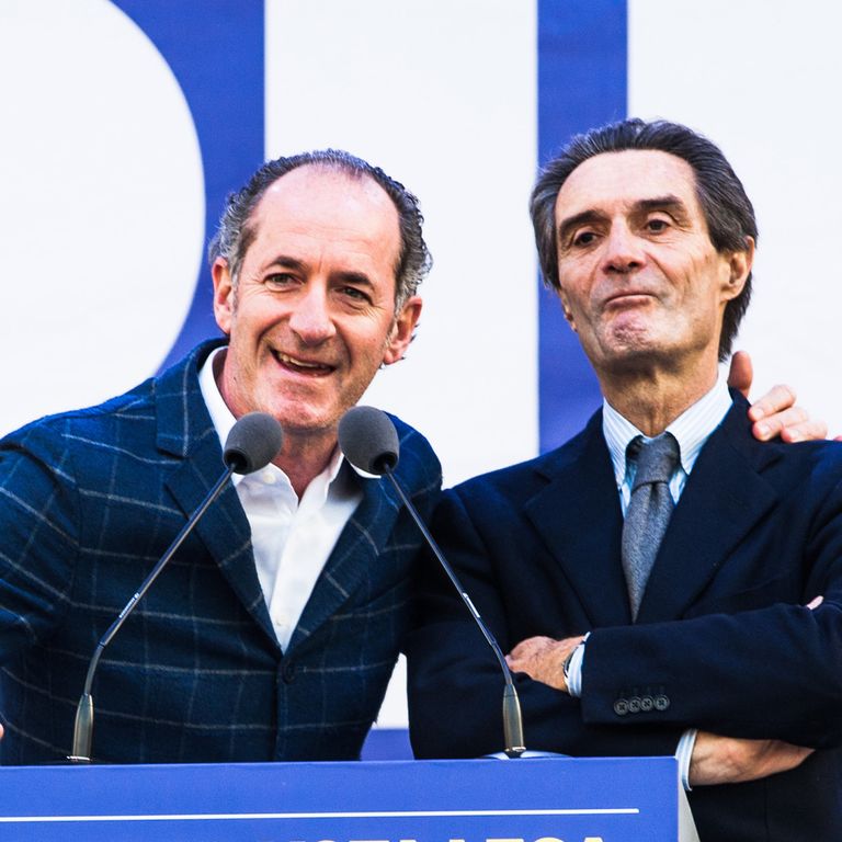 &nbsp;Luca Zaia e Attilio Fontana