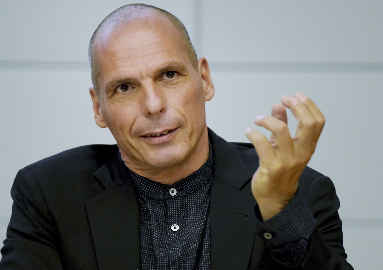 L'ex ministro delle Finanze greco e fondatore del movimento Democrazia in Europa, Yanis Varoufakis