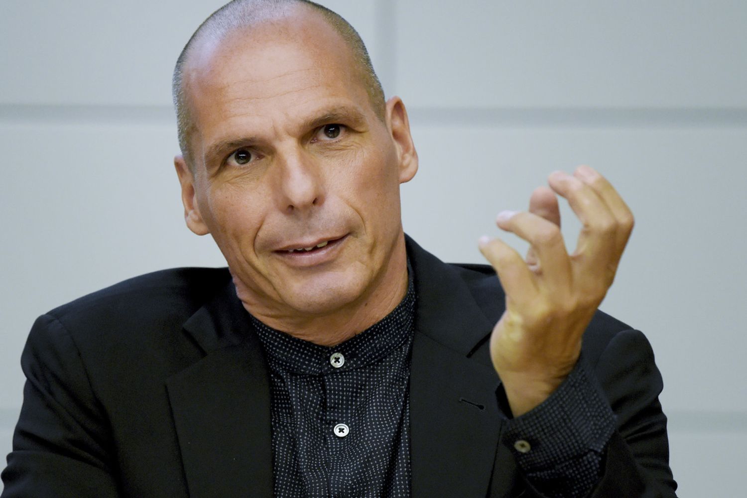 L'ex ministro delle Finanze greco e fondatore del movimento Democrazia in Europa, Yanis Varoufakis