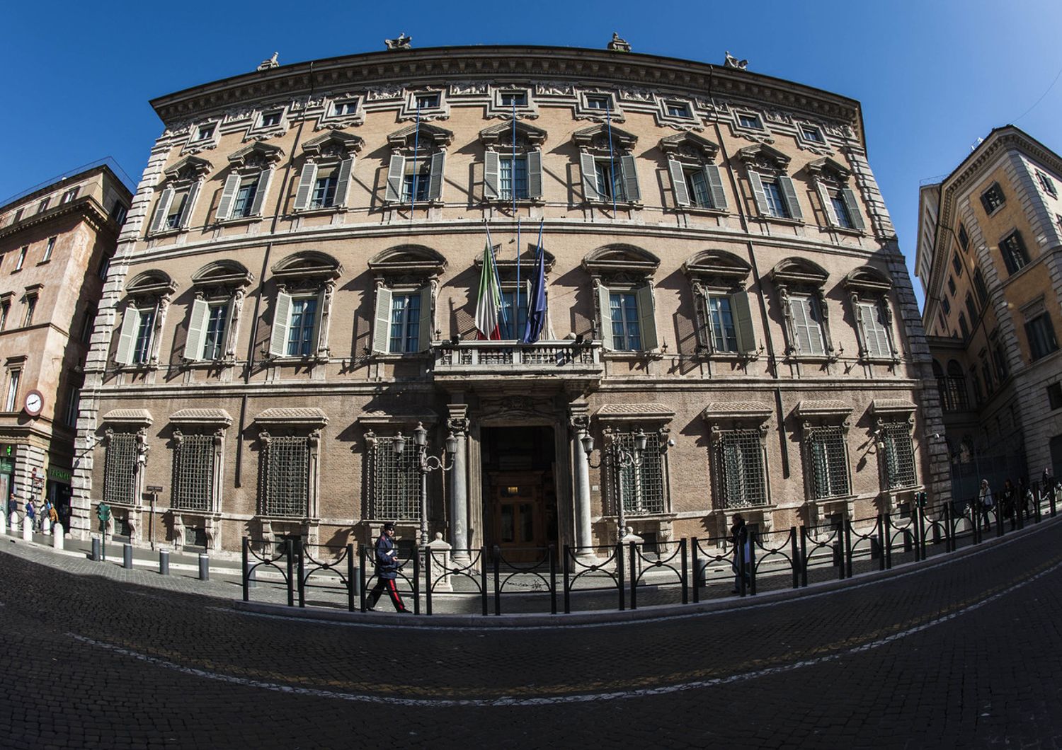 &nbsp;Senato, ingresso di Palazzo Madama