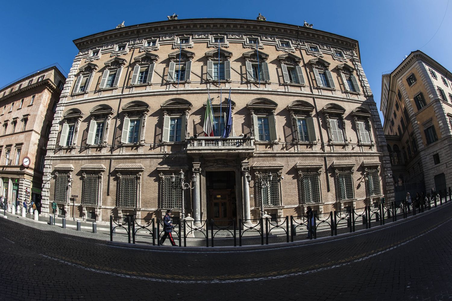 &nbsp;Senato, ingresso di Palazzo Madama