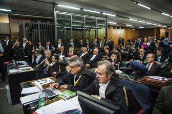 &nbsp;Un aula di tribunale, immagine d'archivio&nbsp;