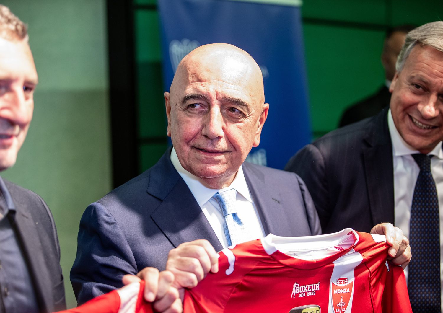 &nbsp;Galliani con la maglia del Monza