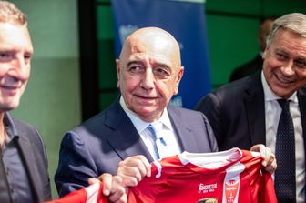 &nbsp;Galliani con la maglia del Monza