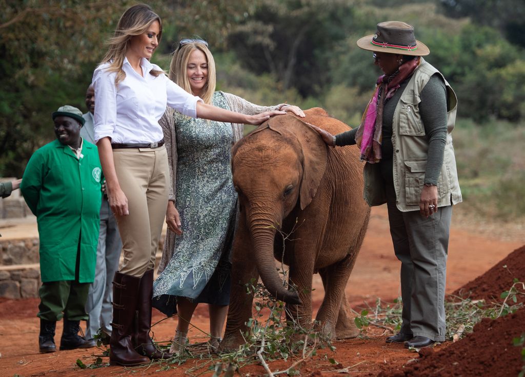 &nbsp;Melanya Trump in Kenia