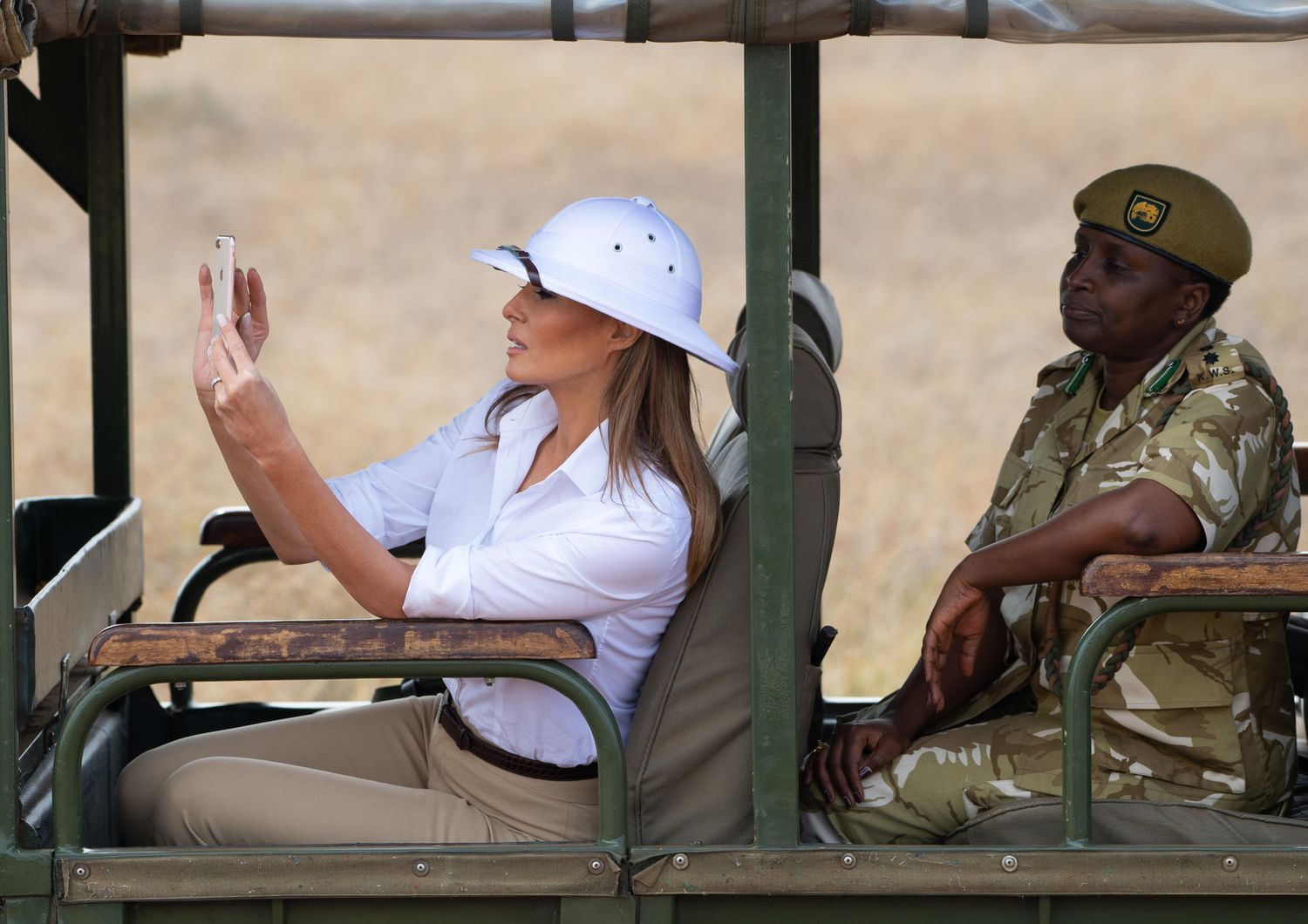 &nbsp; Melanya Trump in Kenia