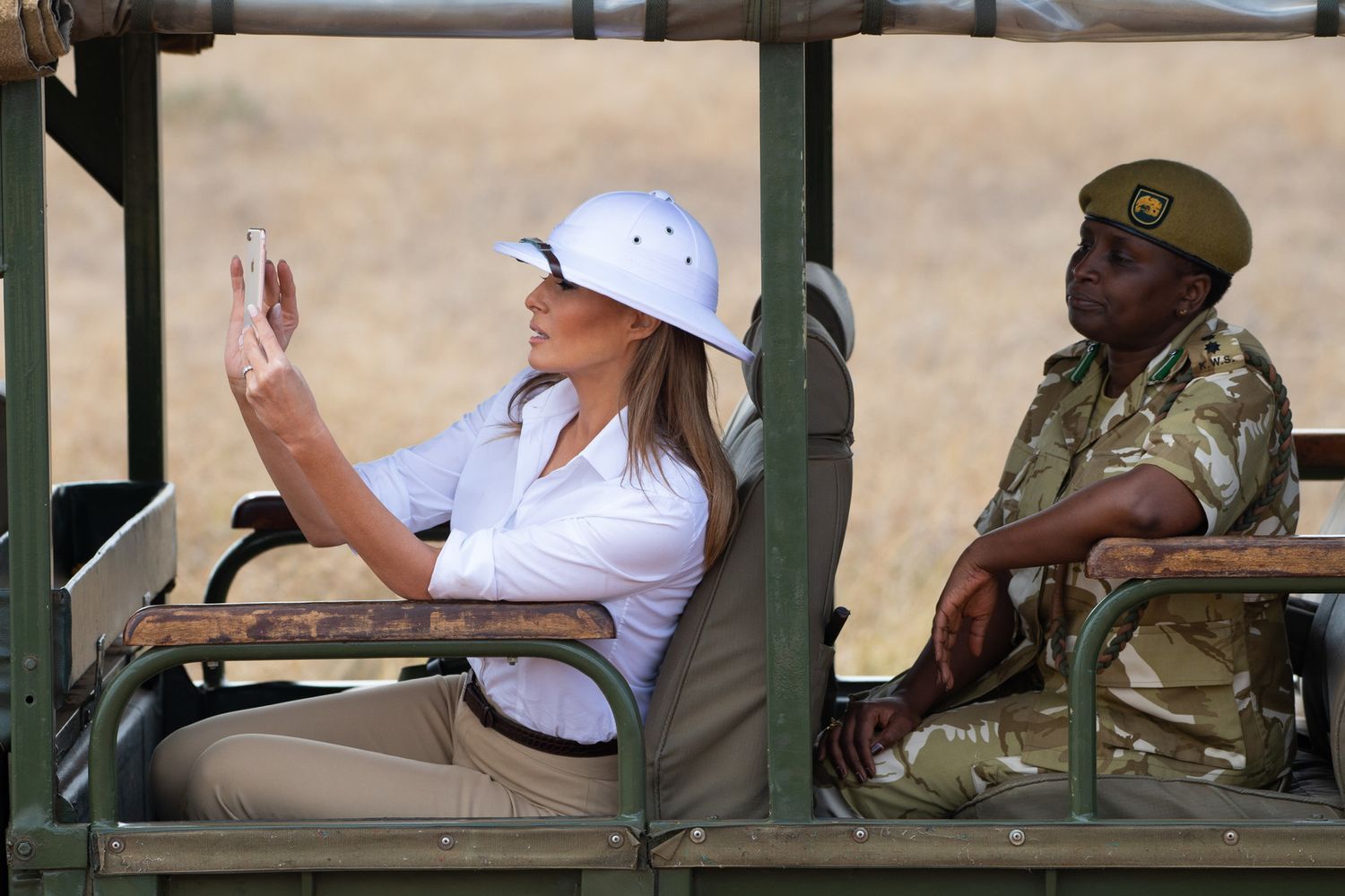 &nbsp; Melanya Trump in Kenia