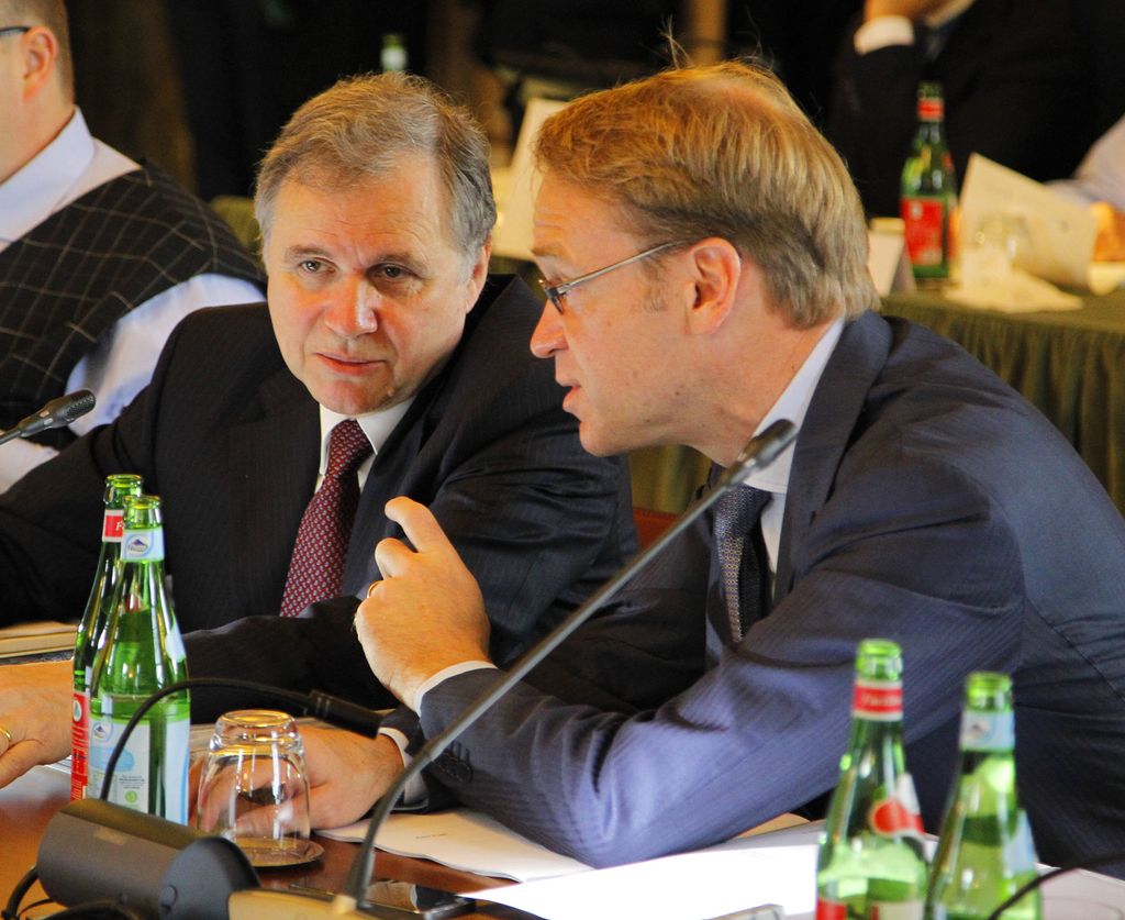 Il governatore di Bankitalia, Ignazio Visco, e il capo della Bundesbank, Jens Weidmann