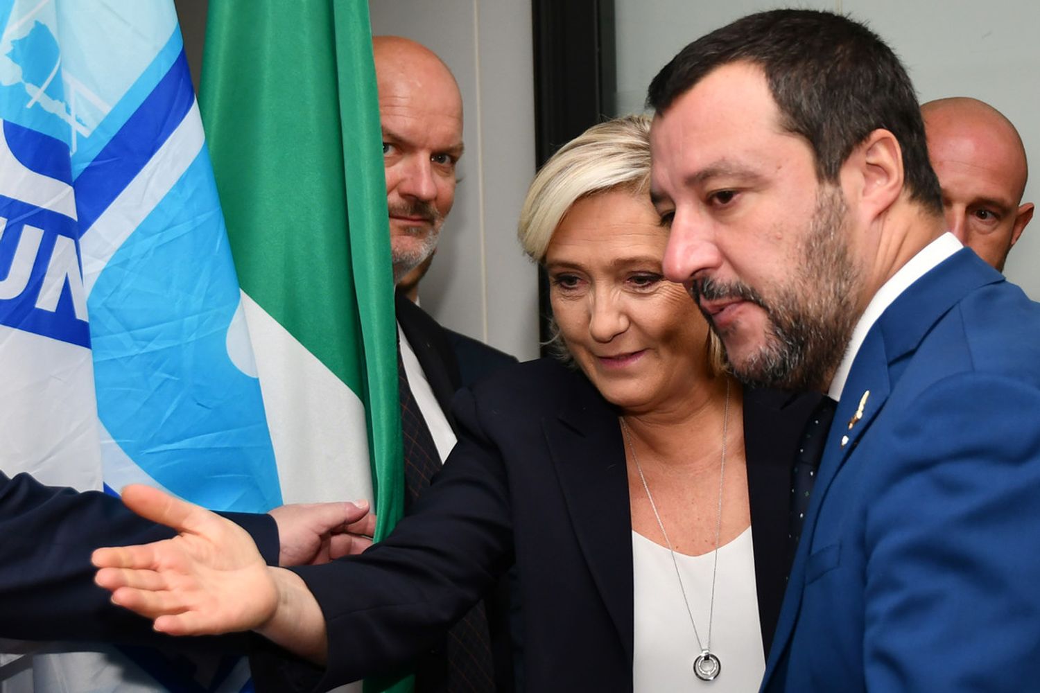 &nbsp;Matteo Salvini e Marine Le Pen