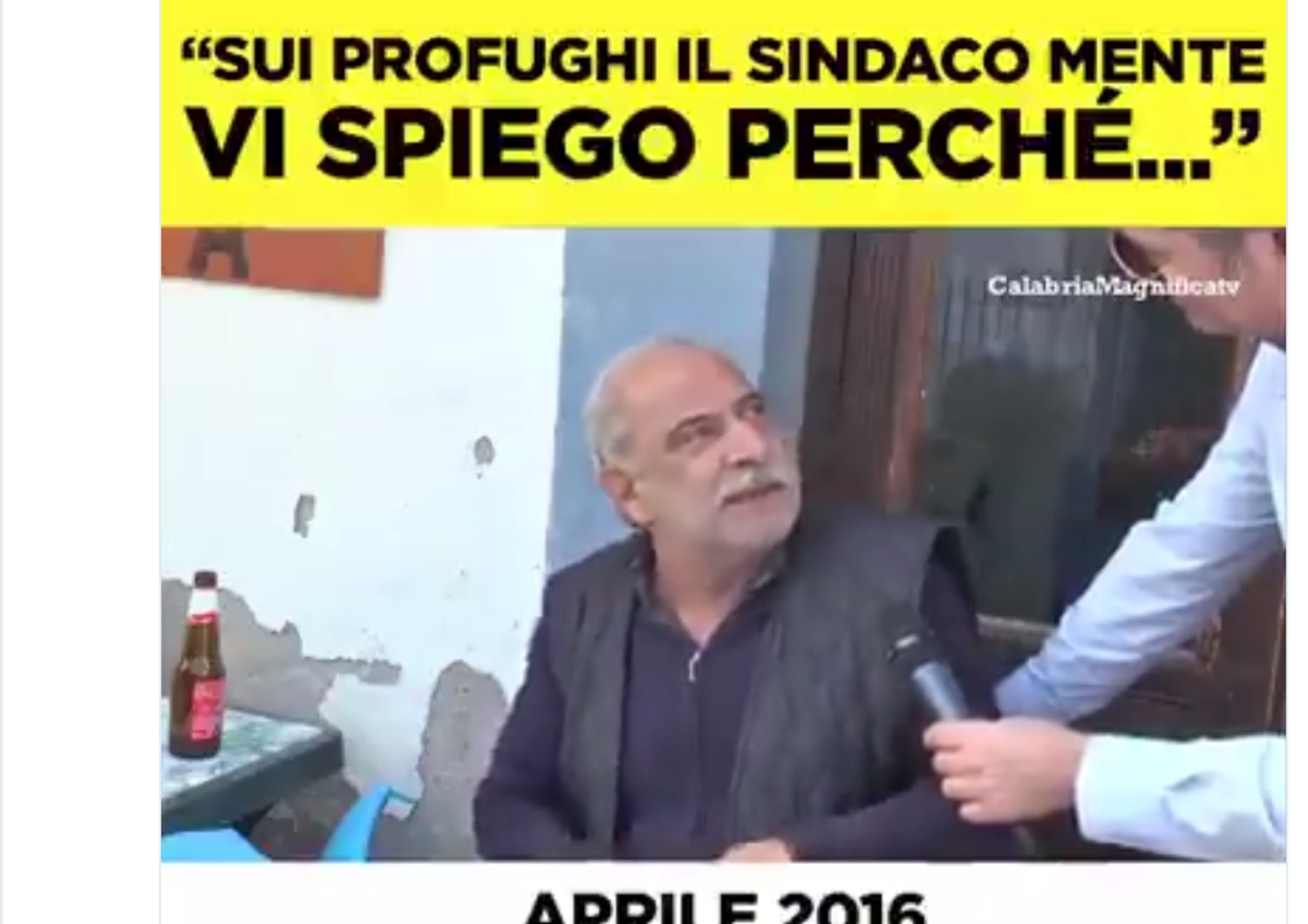 &nbsp;Il post condiviso da Matteo Salvini