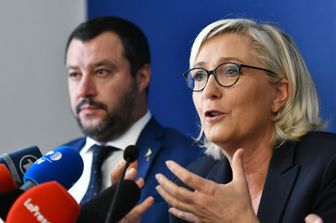 &nbsp;Matteo Salvini e Marine Le Pen