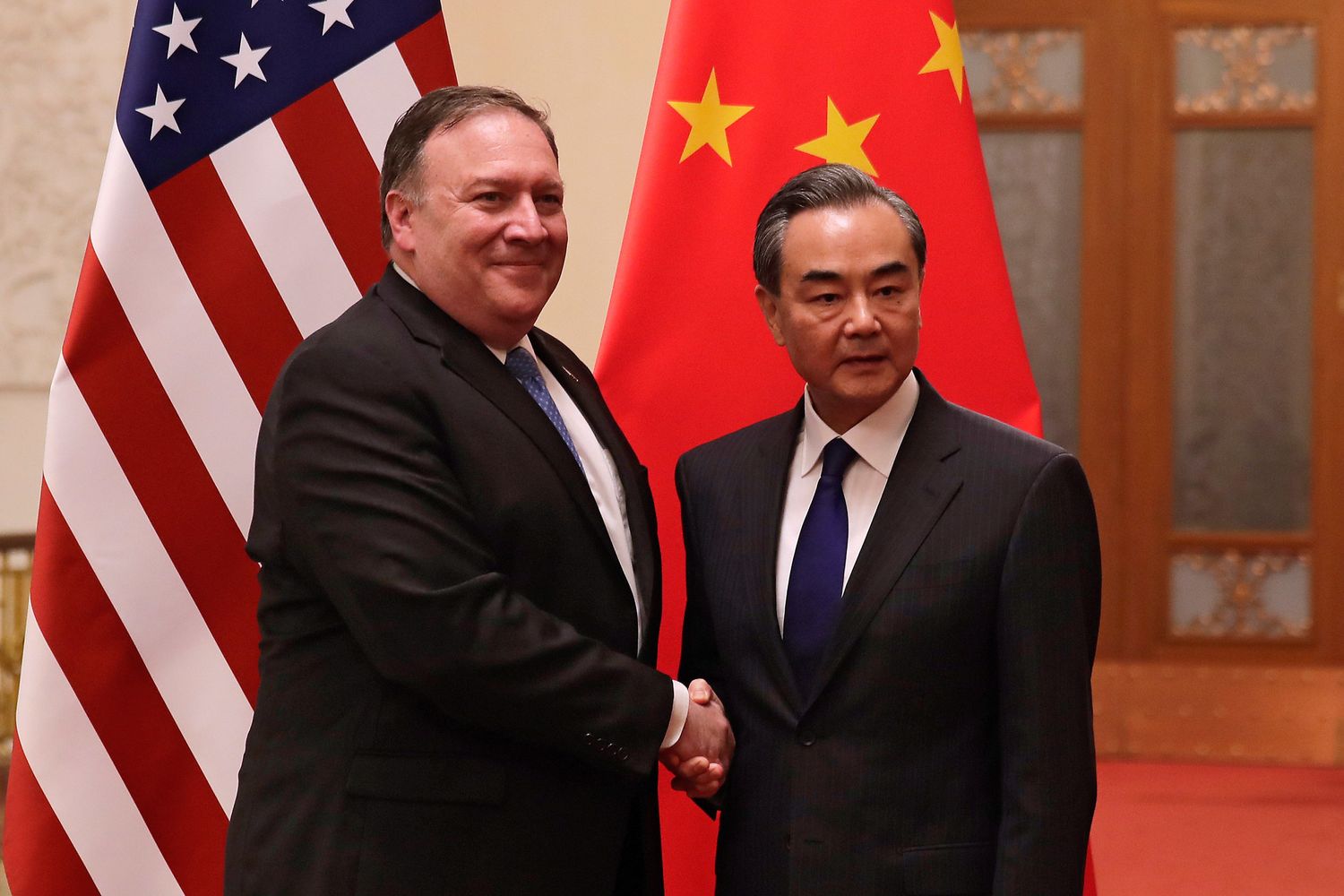 &nbsp;Mike Pompeo e&nbsp;Wang&nbsp;Yi