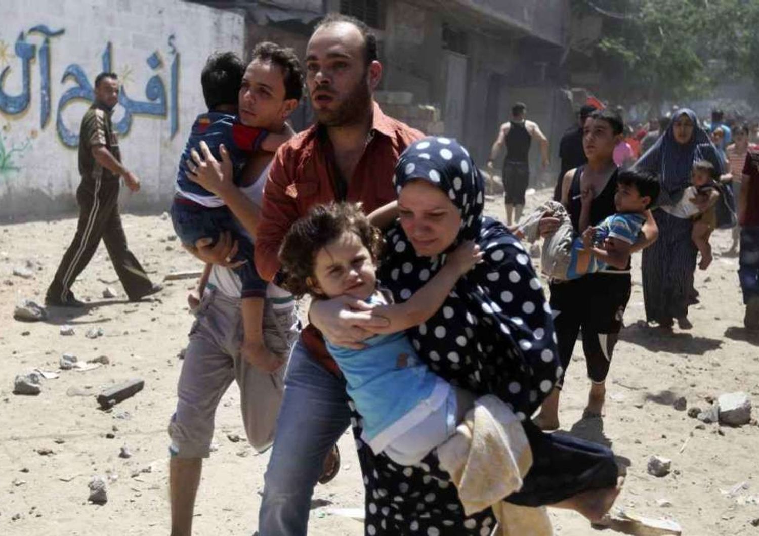 Death toll in Gaza reaches 74, including four children