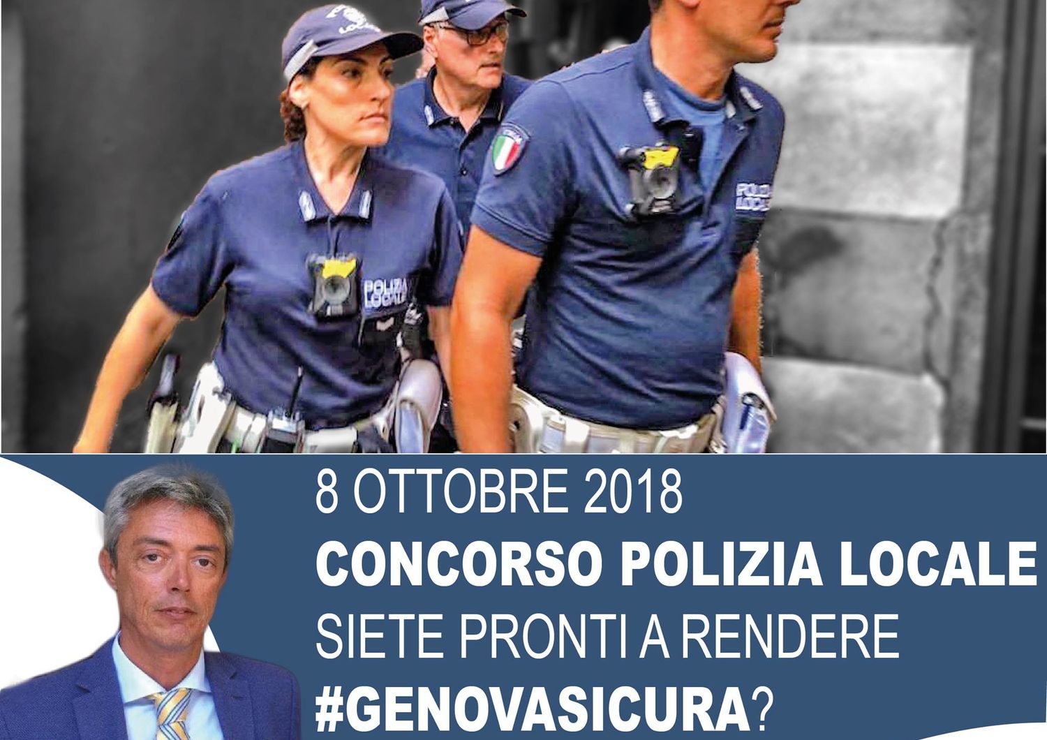 &nbsp;Durante la selezione dei vigili a Genova, due malori alla prova di corsa&nbsp;