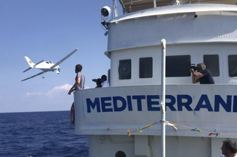 &nbsp;La nave Mare Jonio della Ong Mediterranea