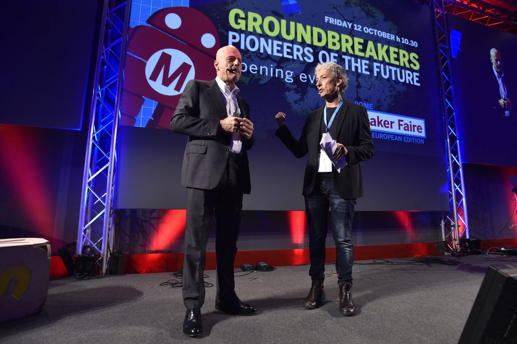 Maker Faire Roma - Claudio Descalzi e Riccardo Luna&nbsp;