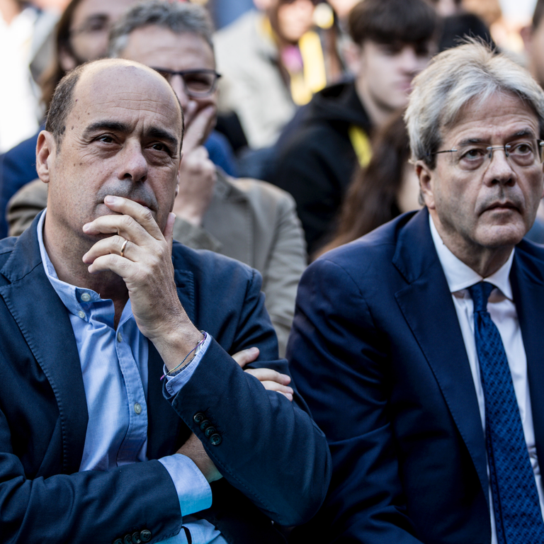 &nbsp;Nicola Zingaretti e Paolo Gentiloni