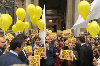 &nbsp;manifestazione parlamentari M5s