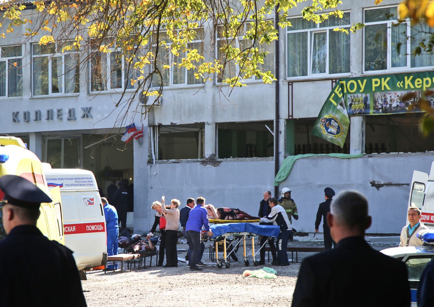 &nbsp;attacco terroristica Universit&agrave; di Crimea (AFP)
