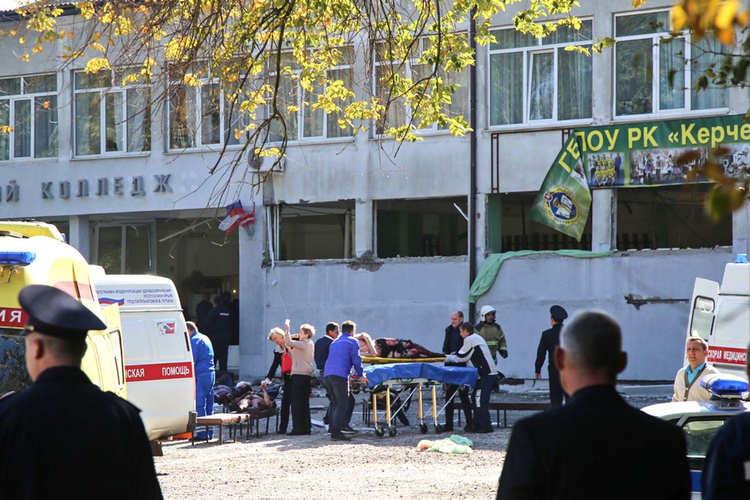 &nbsp;attacco terroristica Universit&agrave; di Crimea (AFP)