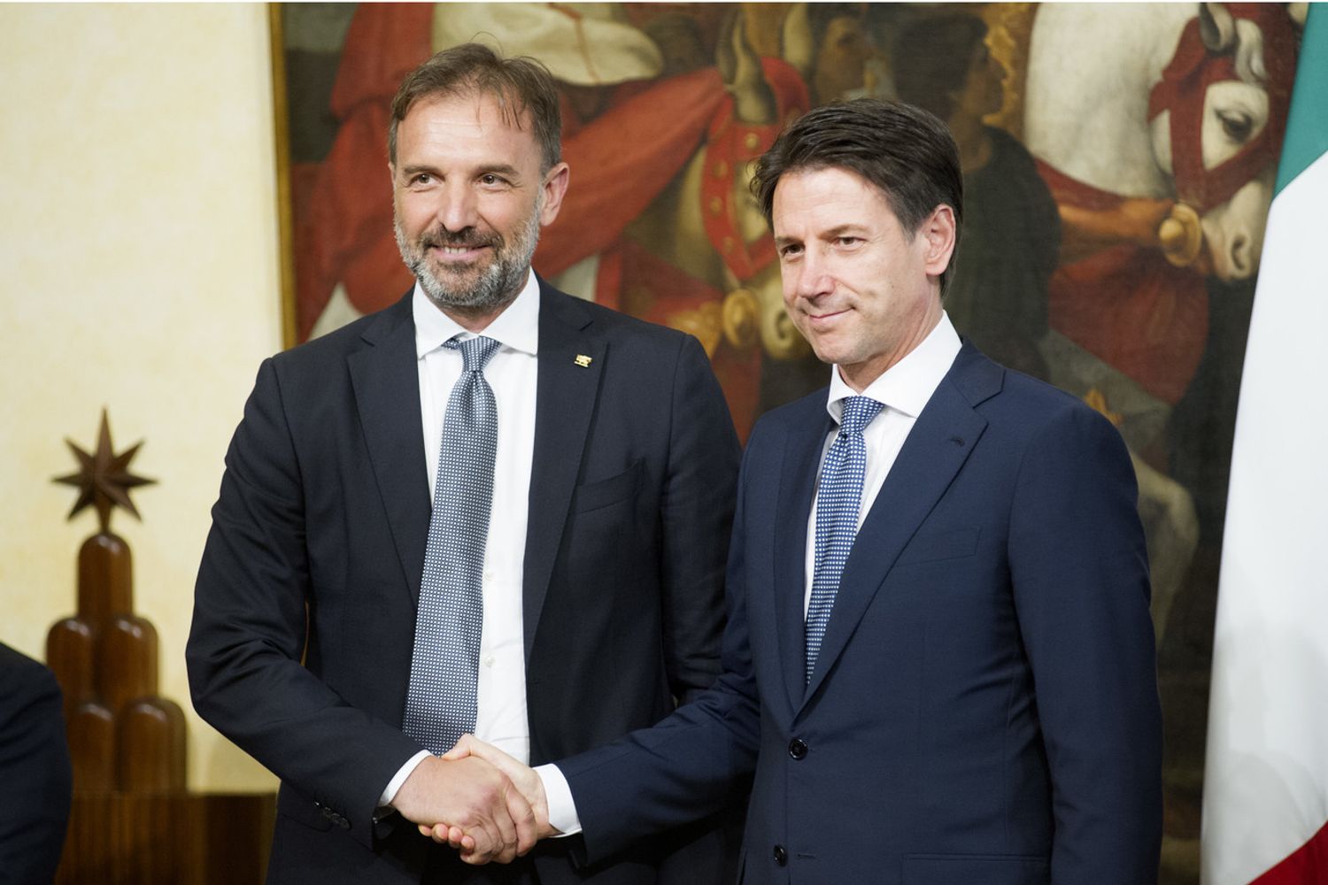 Massimo Bitonci e Giuseppe Conte