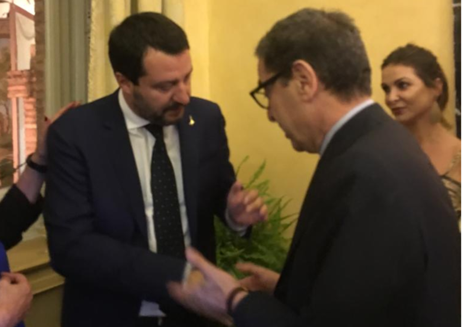 Italia-Usa: Salvini al ricevimento per Sigourney Weaver a Roma