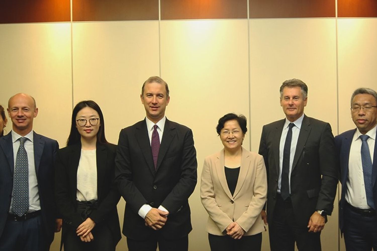 &nbsp;ad di Snam Marco Alver&agrave; e la presidente di Beijing Gas Li Yalan